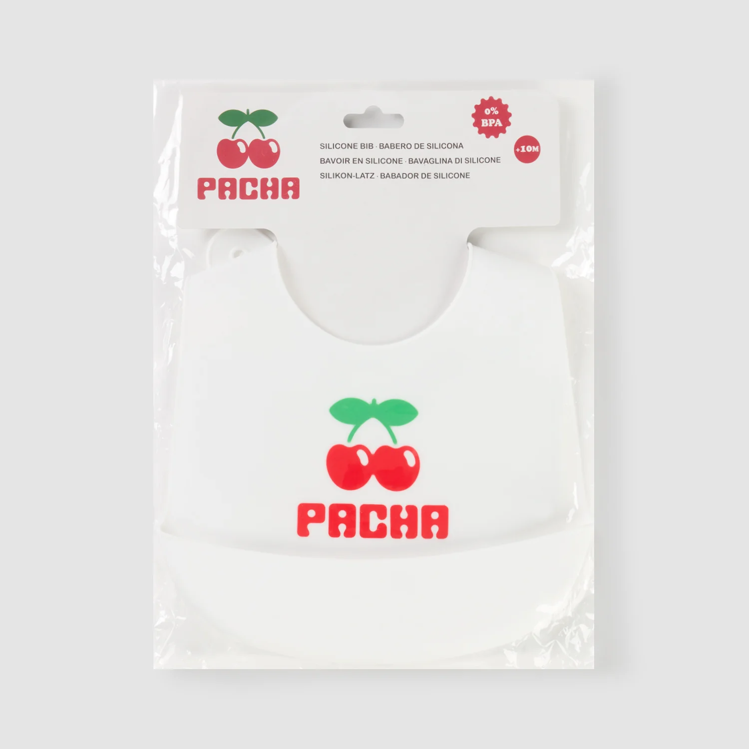 BIB SILICONE PACHA WHITE - Image 3