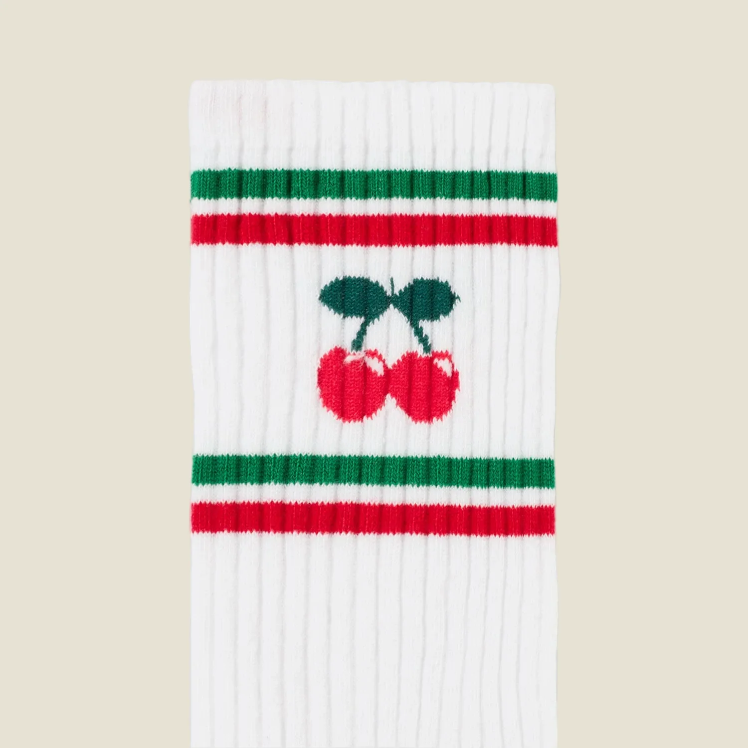 SOCK ATHLETIC GREEN-RED - Image 3