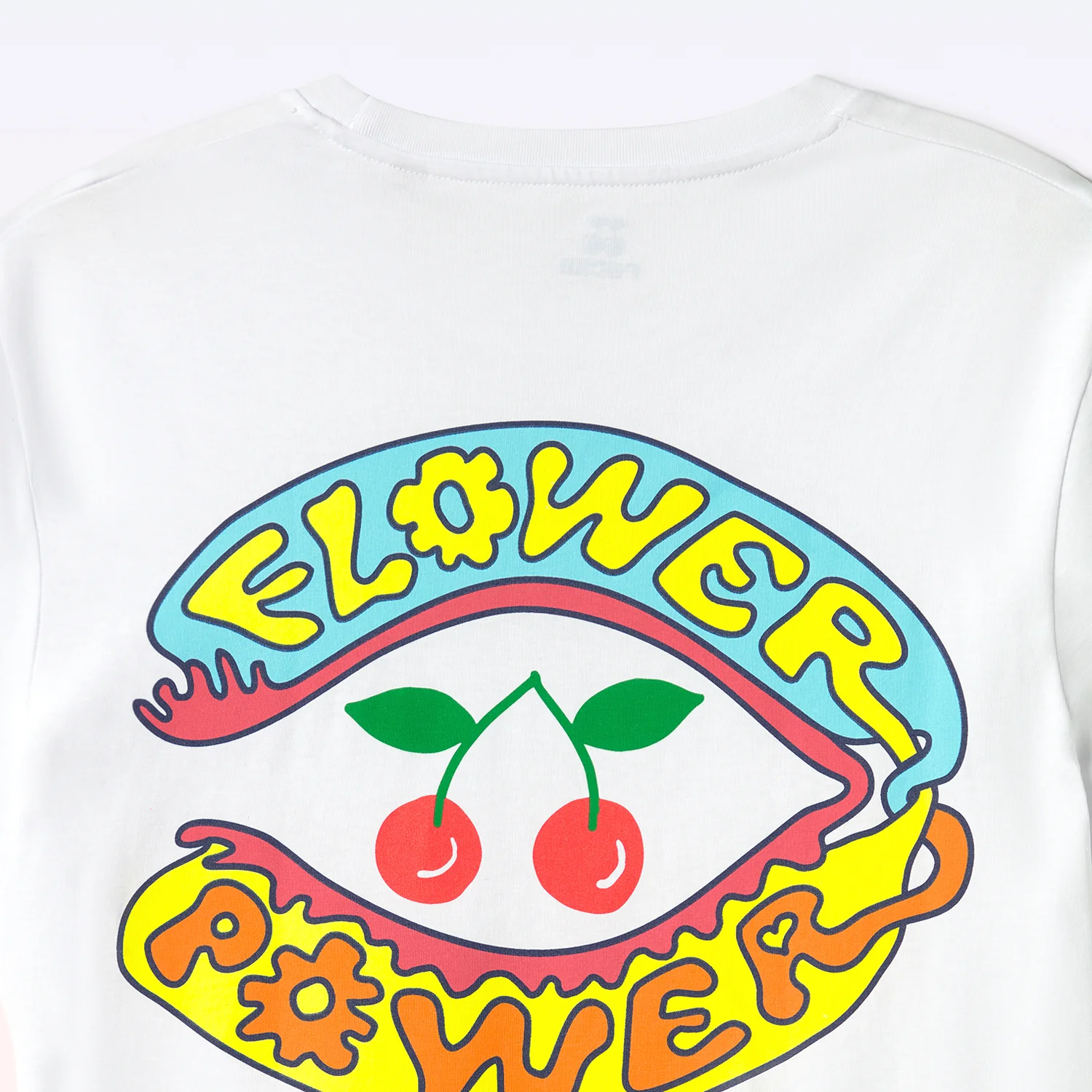 T-SHIRT FLOWER POWER WHITE - Image 5