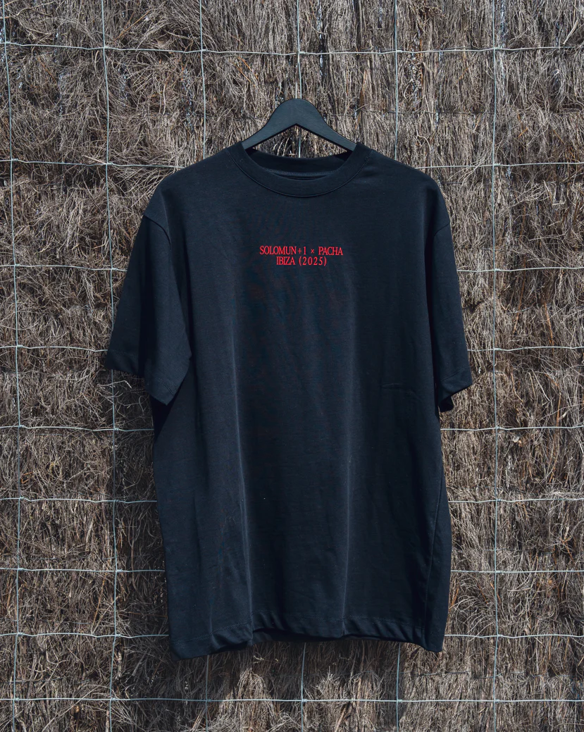 T-SHIRT SOLOMUN+1 X PACHA BLACK - Image 7