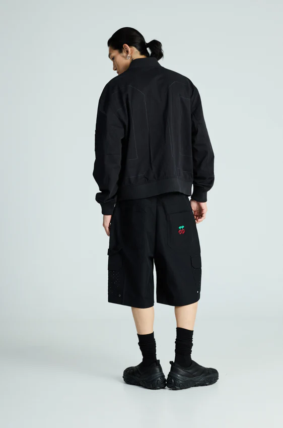 BOMBER RHINESTONE 00 BLACK - Image 5