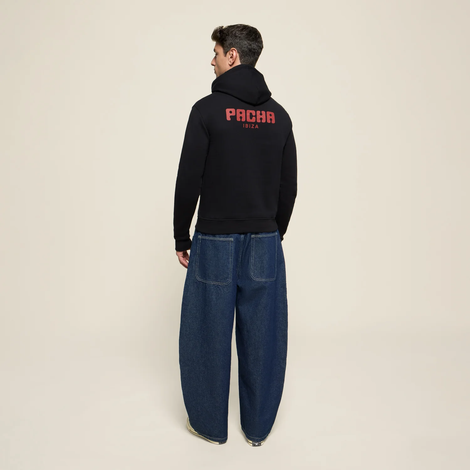 HOODIE BASIC BLACK - Image 3