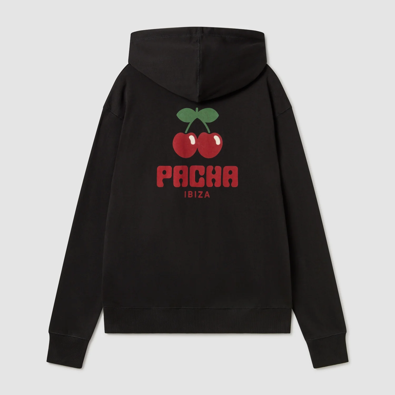 HOODIE CHERRY POCKET BLACK - Image 4