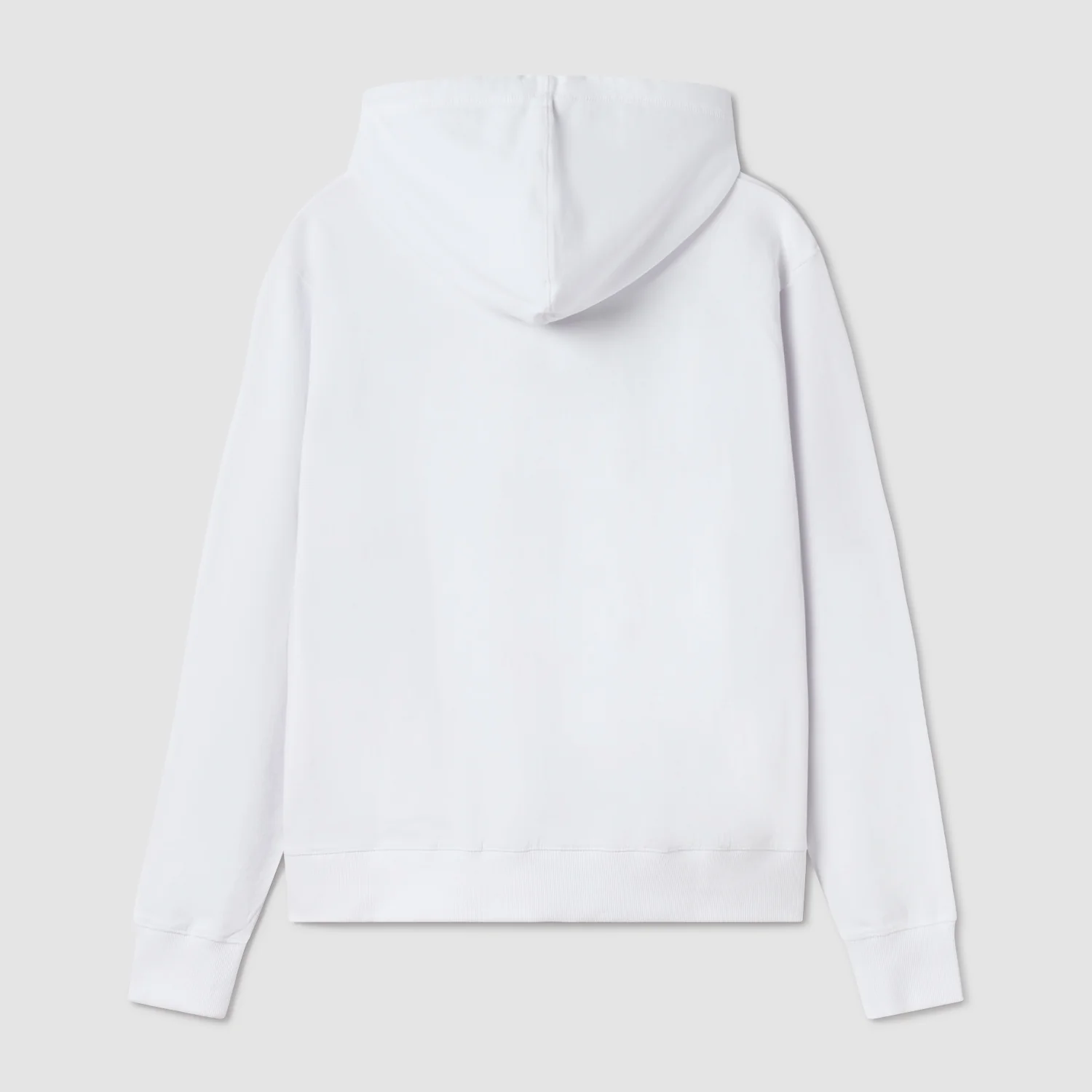 HOODIE CHERRY EMBROIDERED WHITE - Image 3