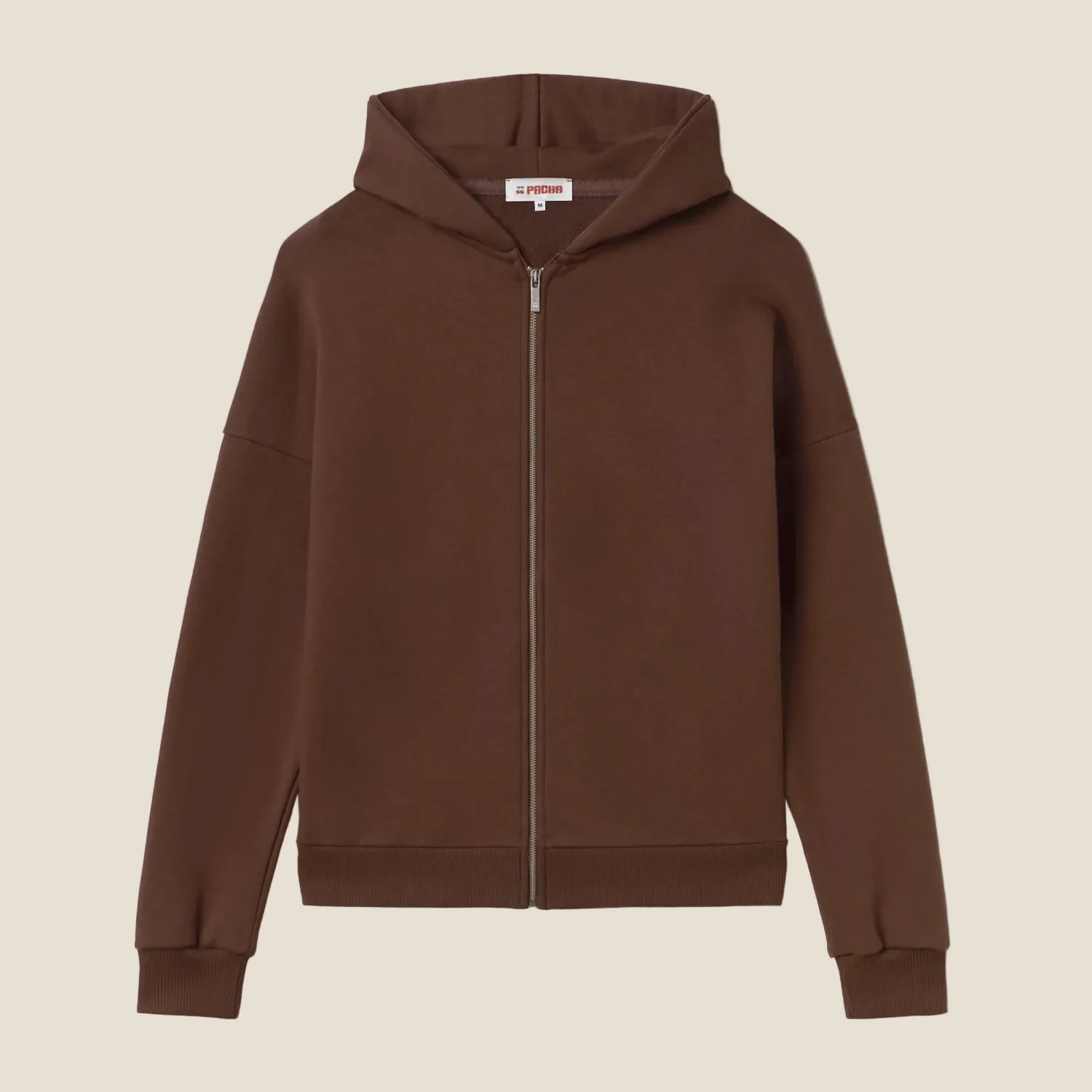 HOODIE OVERSIZE PATCH BROWN - Image 4