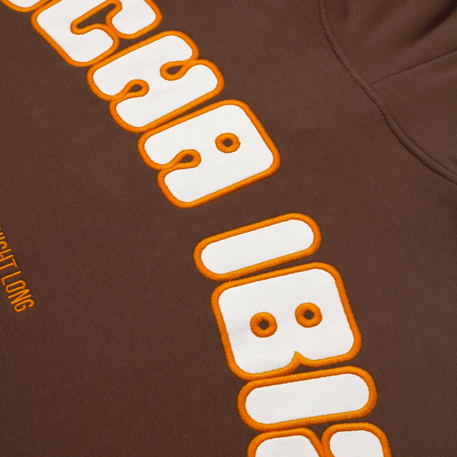 HOODIE OVERSIZE PATCH BROWN - Image 5