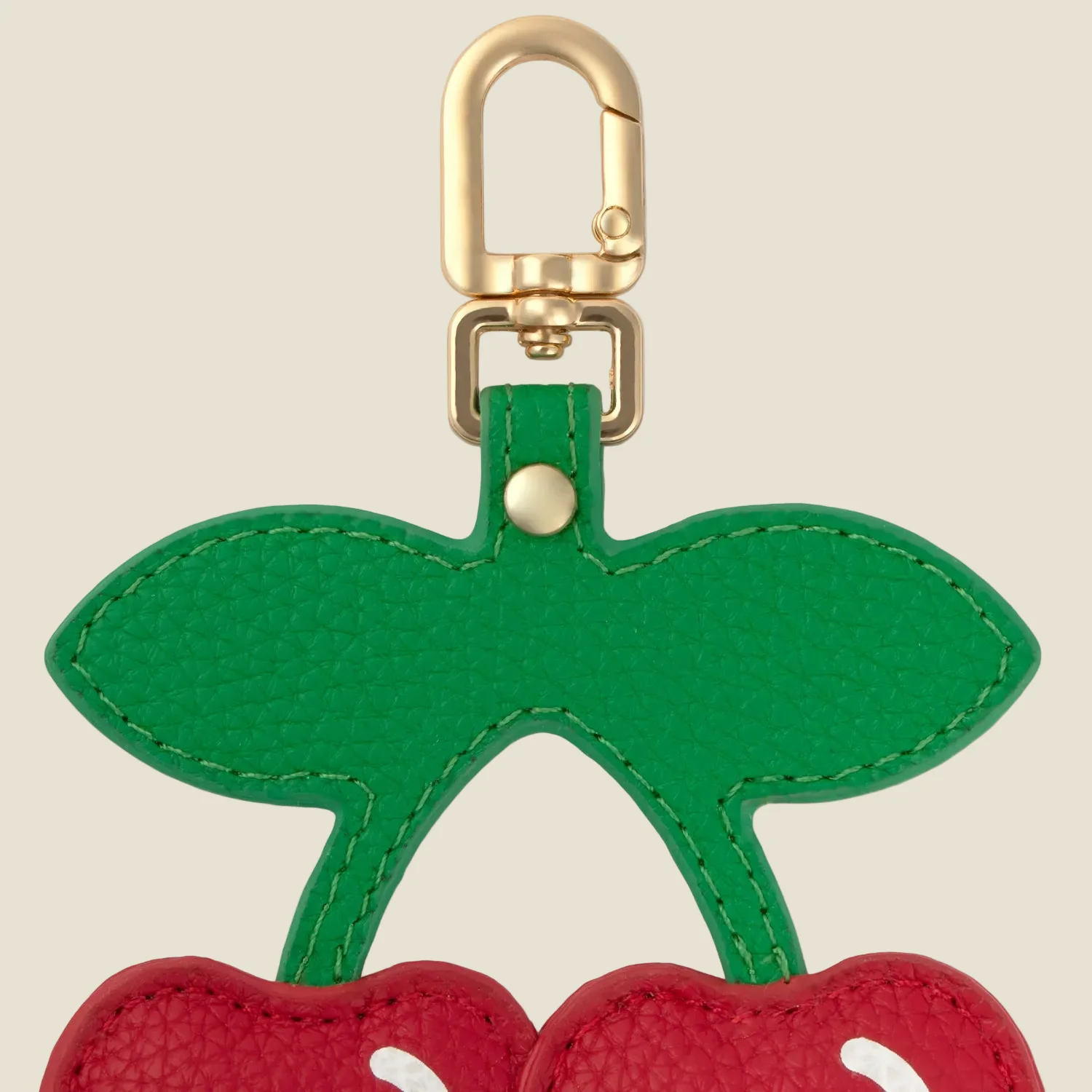 KEYRING CHERRY BAG CHARM - Image 3