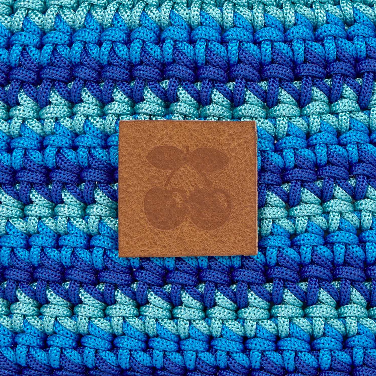 MINI CROCHET HANDBAG BLUE - Image 3
