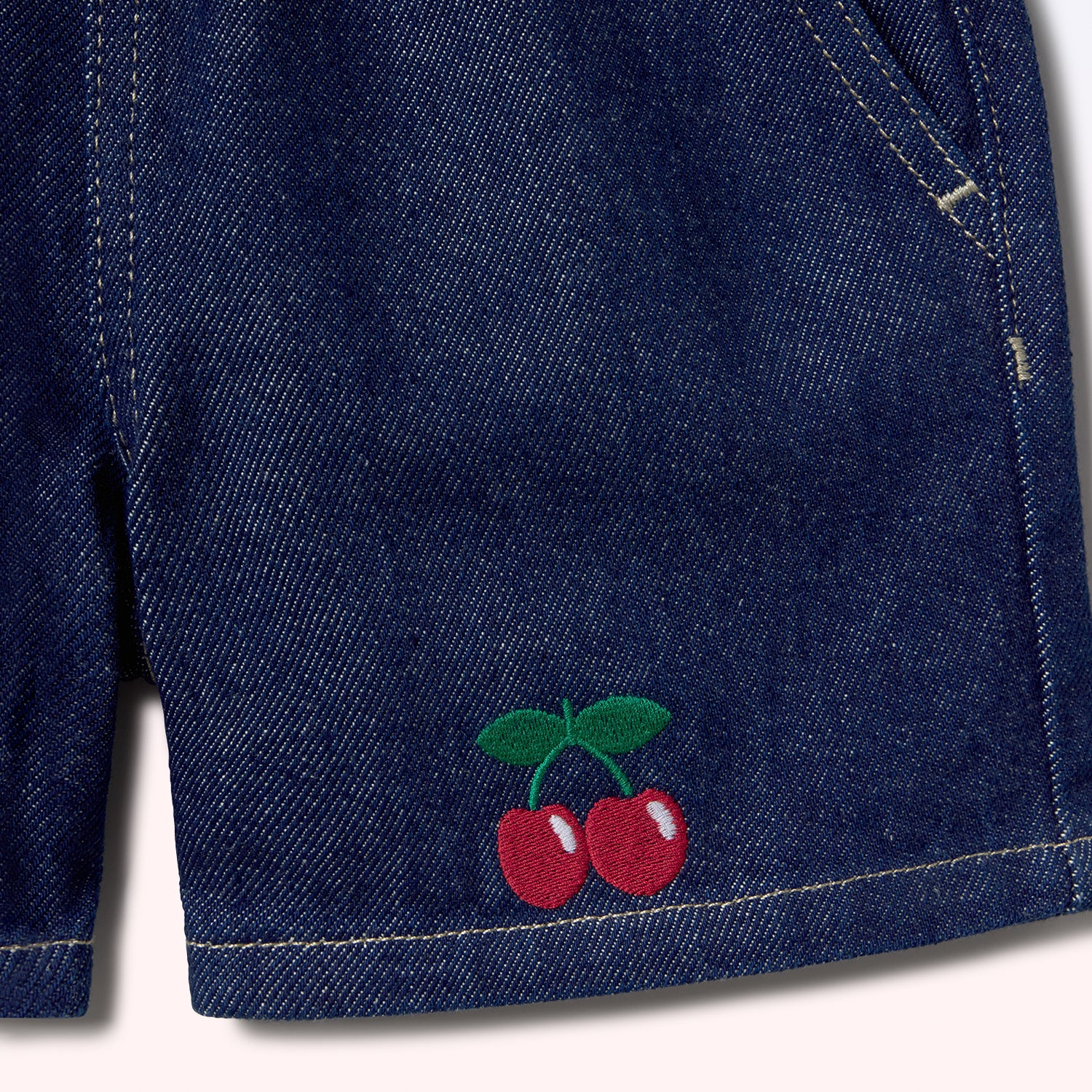 SHORT DENIM KIDS DARK-JEAN - Image 3