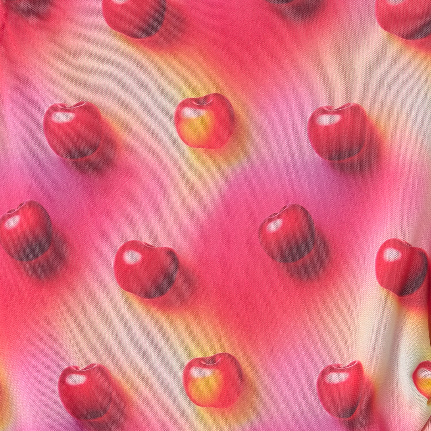 SHORT DRESS CHERRIES PINK - Image 5