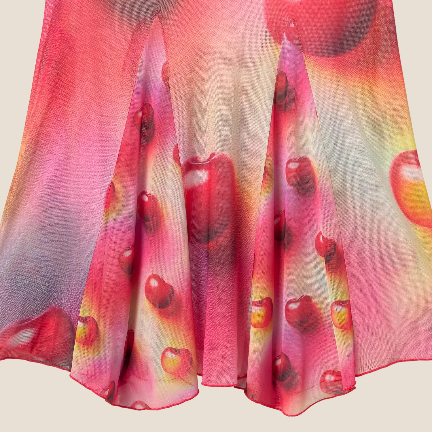 SKIRT CHERRIES PINK - Image 6