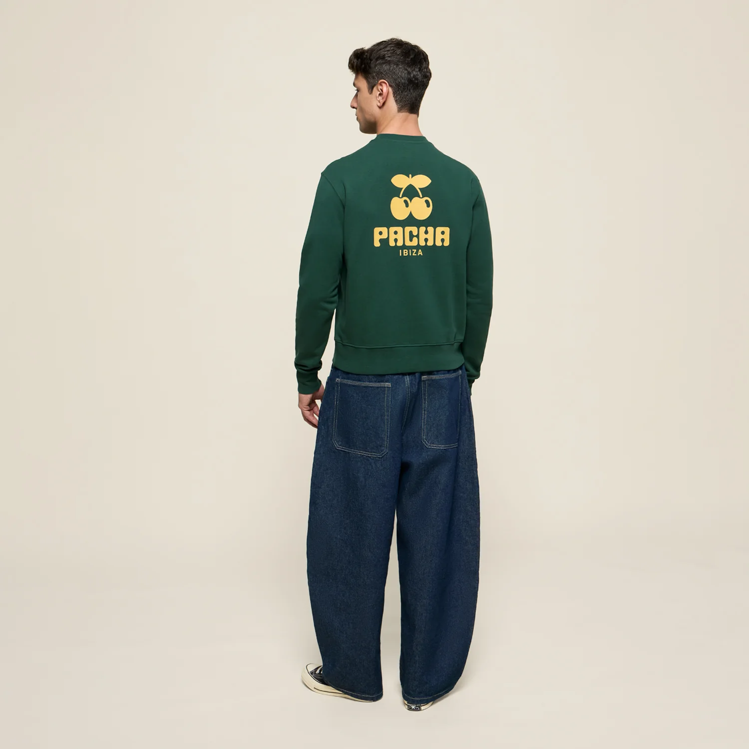 SWEATSHIRT BASIC POCKET GREEN - Image 3