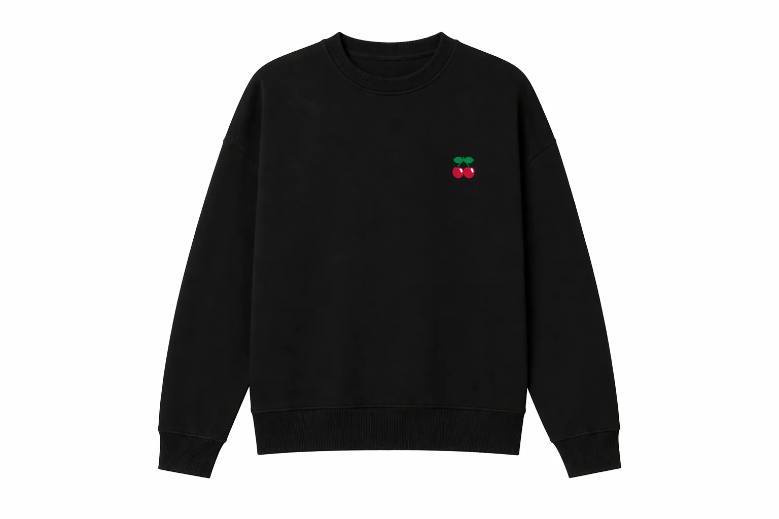 SWEATSHIRT BASIC POCKET BLACK - Image 4