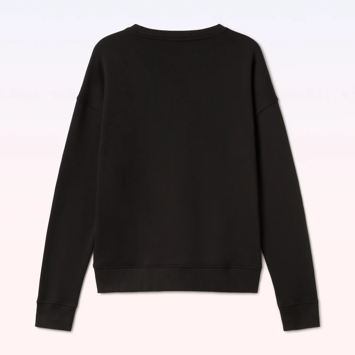 SWEATSHIRT EMBROIDERED BLACK - Image 3