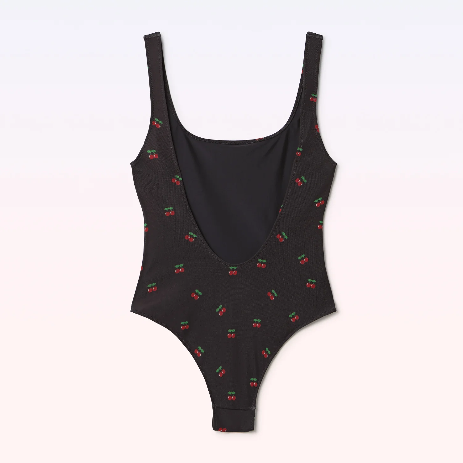 SWIMSUIT CHERRY TUL BLACK - Image 4