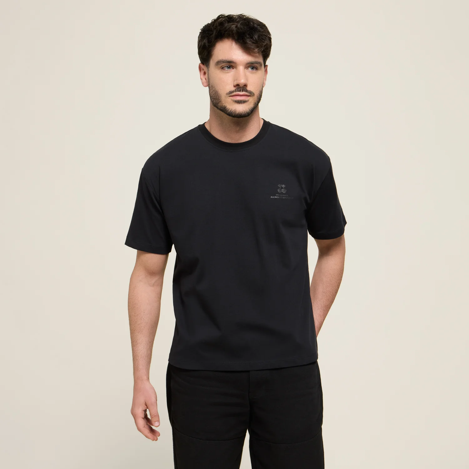 T-SHIRT CHERRYS BLACK-RED - Image 3