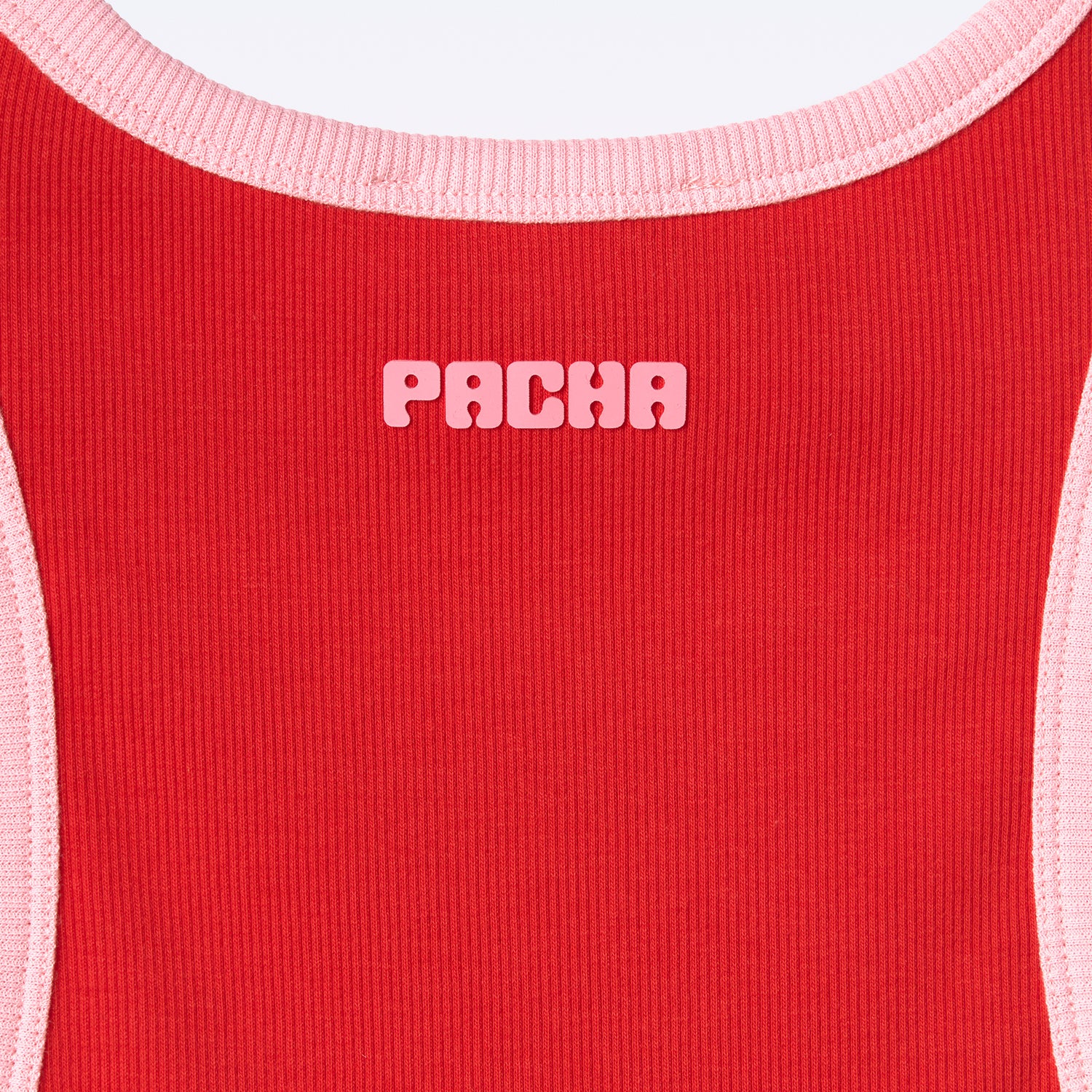 RIBBED TANK TOP CHERRY RED - Image 6
