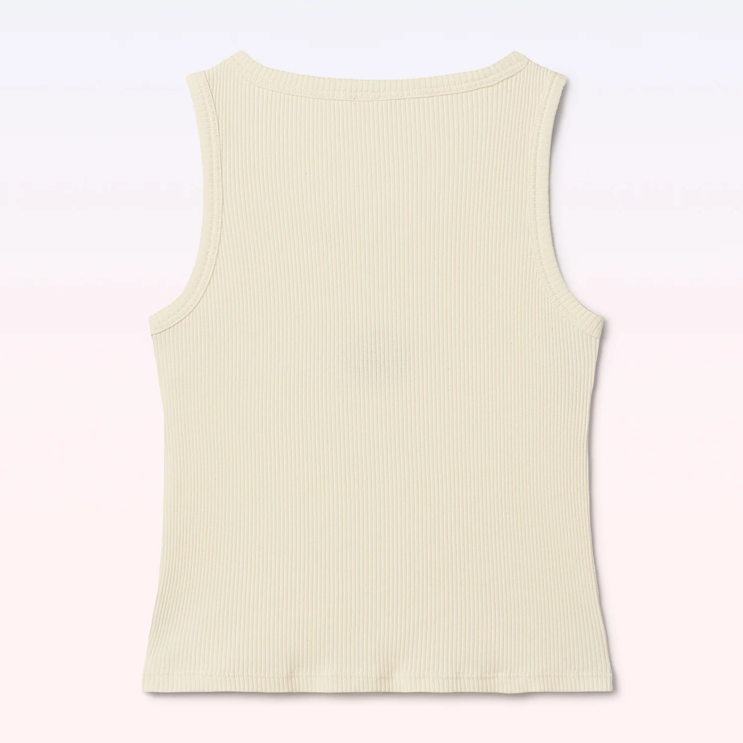 RIBBED TANK TOP TENNIS ECRU - Image 5