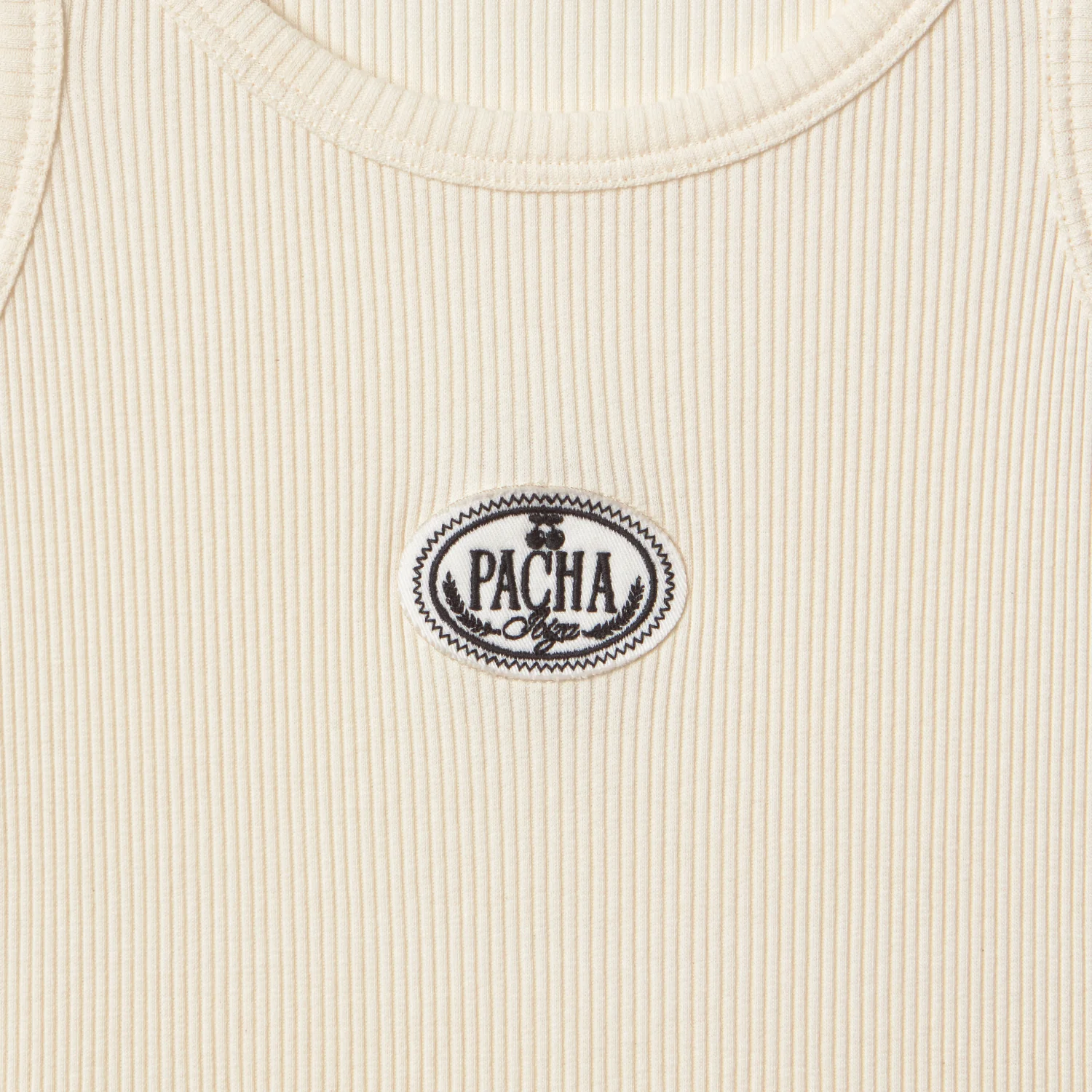 RIBBED TANK TOP TENNIS ECRU - Image 6