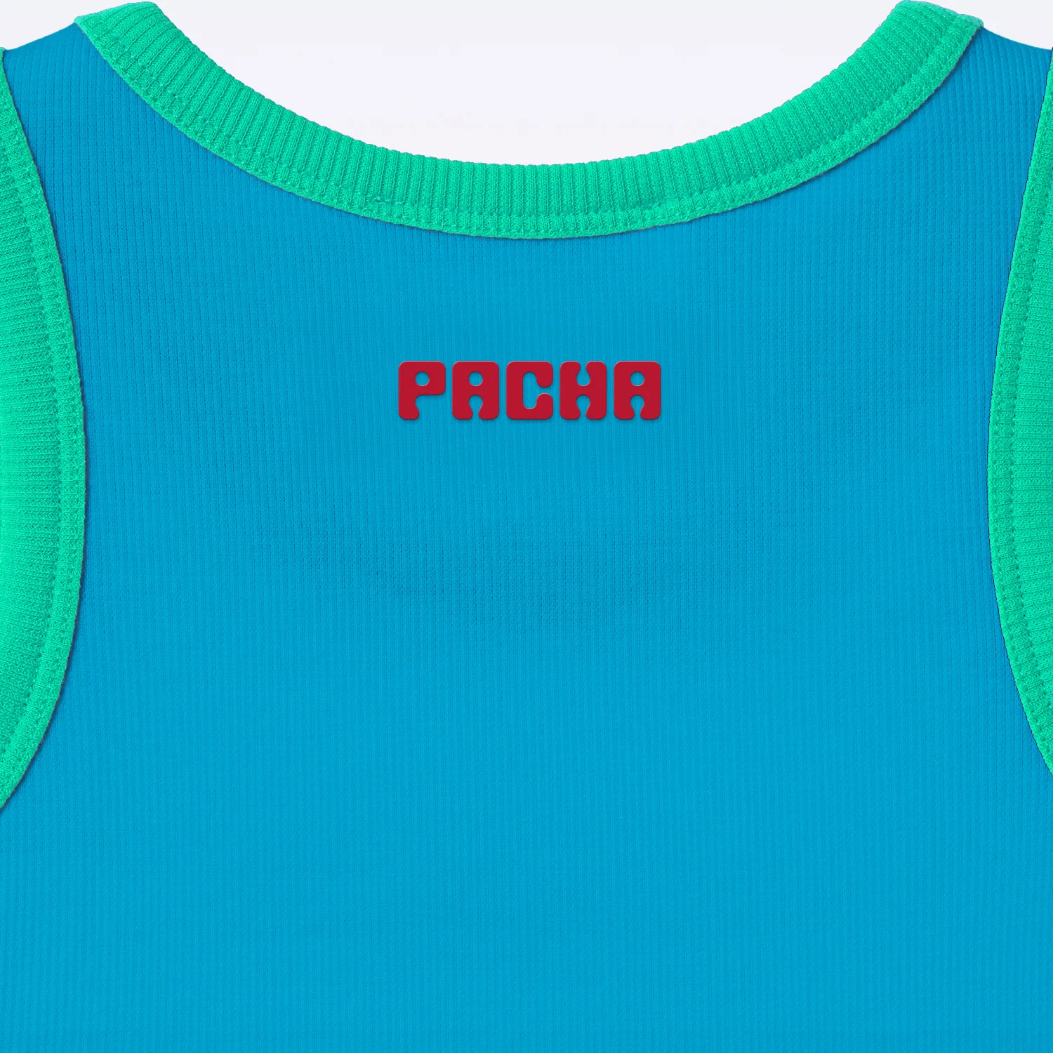 RIBBED CROP TOP CHERRY GIRL BLUE - Image 4