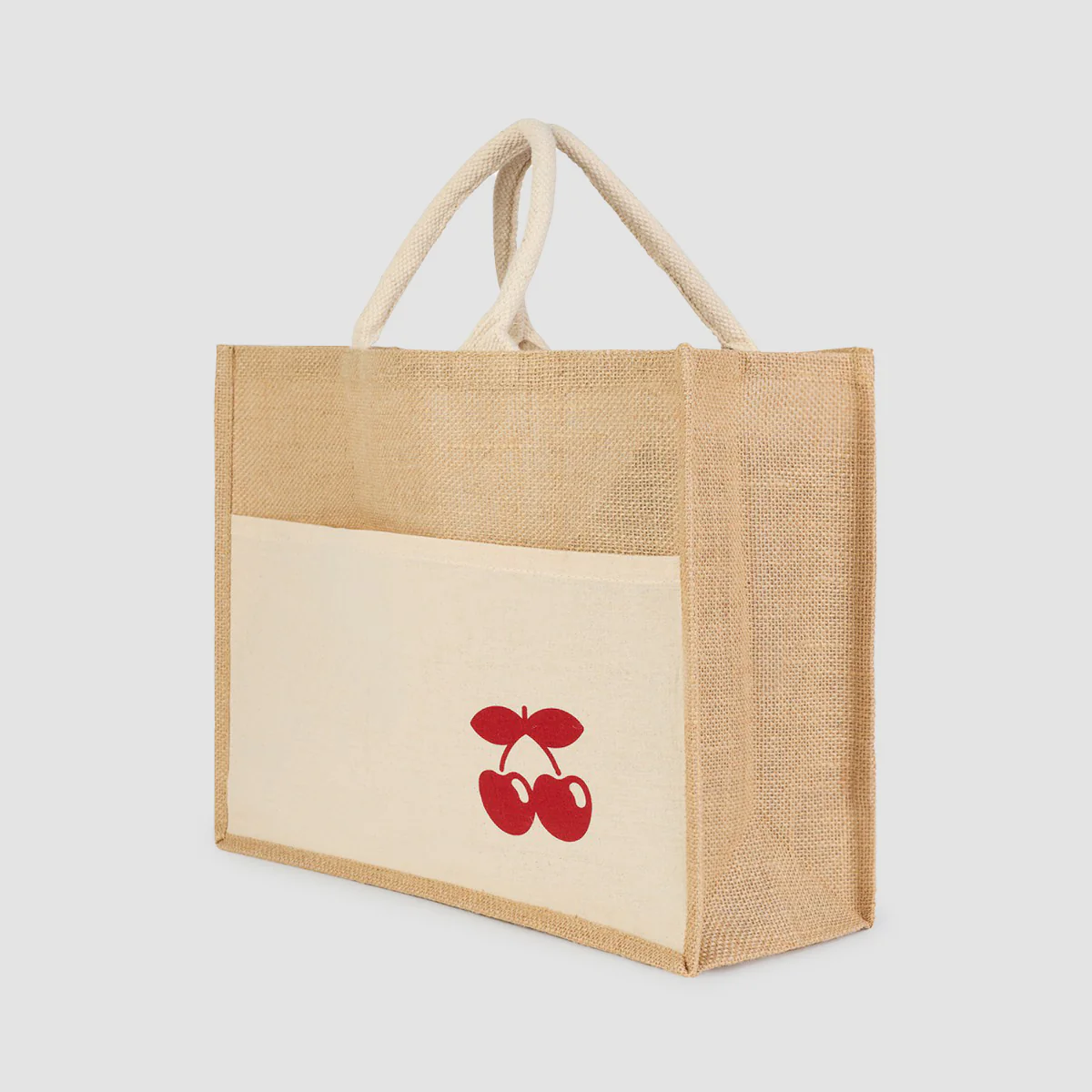 TOTE BAG YUTE CHERRY - Image 3